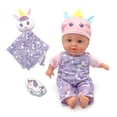 thumbnail image 3 of Muñeco Baby Boutique Bebé Blando Morado, 3 of 4