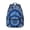 Blue and White-1, variant on Purple and Blue Tie Dye Pattern Backpack for School, Cute School Bag with Adjustable Shoulder Straps and Padded Back, 15.3"x11"x7.1"