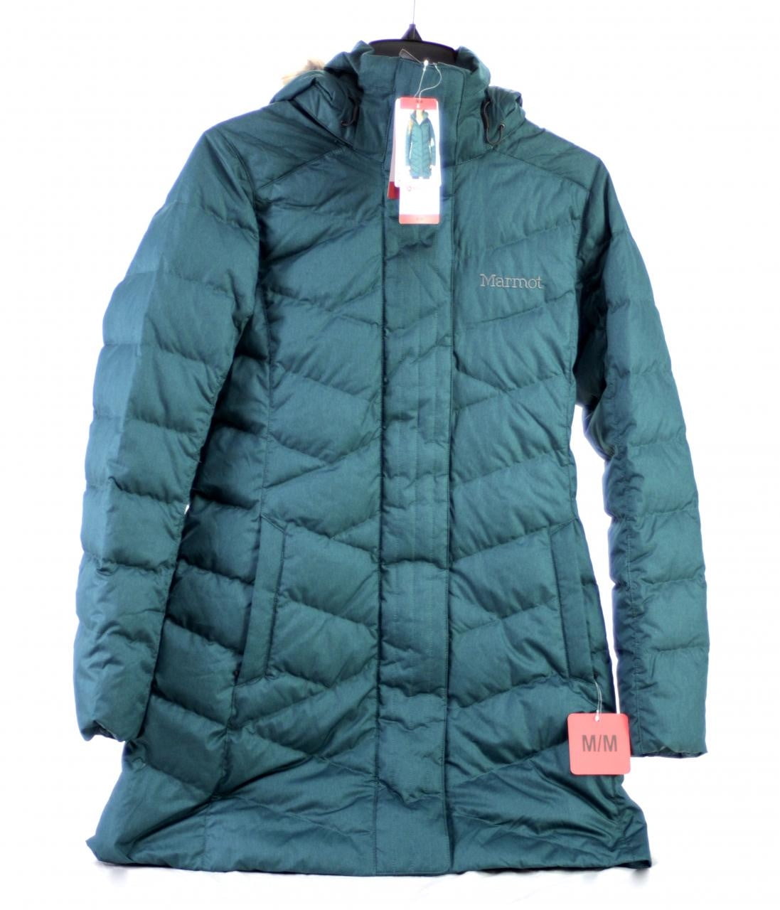 Marmot Women's Medium Deep Teal Turquoise Long Down Jacket | Walmart Canada