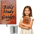 thumbnail image 2 of beuhugas 66-Page Bible Study Guide & Devotional Journal - PU Leather Cover Daily Scripture Quotes, Prayer Reflections to Strengthen Faith, 2 of 7