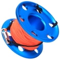 thumbnail image 3 of Stainless Steel Scuba Diving Compact Finger Spool Reel Fluorescent Orange Line Underwater Snorkeling Accessory, 3 of 7