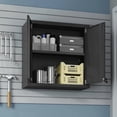 thumbnail image 4 of Manhattan Comfort Fortress Floating Textured Metal Garage Cabinet with Adjustable Shelves in Charcoal Grey, 4 of 4