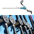 thumbnail image 2 of Fishing Rod Bracket Non-slip Sharp Stainless Steel Adjustable Fishing Turret Support for Camping, 2 of 6