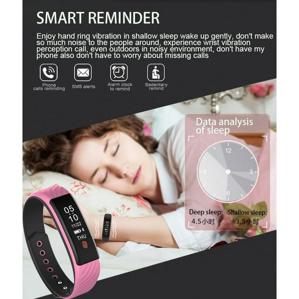 W810 Smart Wristband Heart Rate Monitor Pedometer Smart Band IP67