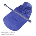 thumbnail image 2 of HEANUJJ 1 Pce Poncho pour Chien Bleu Ajustable Imperméable Bande Réfléchissante pour Usage Extérieur, 2 of 8