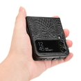 thumbnail image 3 of Funda de piel a prueba de golpes con diseño de cocodrilo retro compatible con Samsung Galaxy Red, 3 of 4