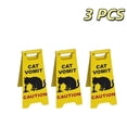 thumbnail image 4 of KWHOME 3PCS Cat Vomit Caution Sign, Floor Standing, Funny Cat Sign Decor, Mini Cat Vomit Caution Sign for Cat Decor Funny Gag Gifts, Pet Caution Sign, Cat Decorations and Cat Gifts for Cat Lovers, 4 of 8