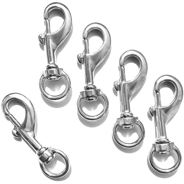 Stainless Steel 316 Marine Grade Scuba Diving Clip Swivel Eye Bolt Snap, Snap  Bolt Trigger Chain Clip, Single Ended Trigger Clasp Pet Buckle, 68mm, 88mm, Heavy  Duty 