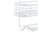 thumbnail image 5 of Estante Organizador Colgante Extra Amplio con 3 Niveles Organizador Para Regadera Blanco Mate Acento, 5 of 9