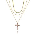 thumbnail image 1 of JeenMata Paquete Múltiple de Regalo con 3 Colgantes de Cruz de Piedra Rosa Radiante para una Elegancia con Estilo - Paquete Múltiple de Joyas - Paquete de Collares Llamativos Variados, 1 of 5