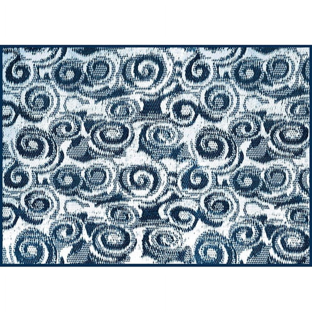 Camco 42840 Reversible Outdoor Mat, 8' x 16', Green Swirl for RV, Campsite, Patio