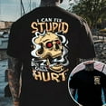 thumbnail image 3 of I Can’t Fix Stupid But It’s Gonna Hurt T-Shirt – Funny Gen X Graphic Tee, 100% Cotton Unisex Comfort Fit, Custom Classic Collar for Men & Women, 3 of 5