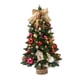 thumbnail image 1 of Mini árbol de Navidad de escritorio 2023, decoración ligera, encantador adicional Rojo, 1 of 9