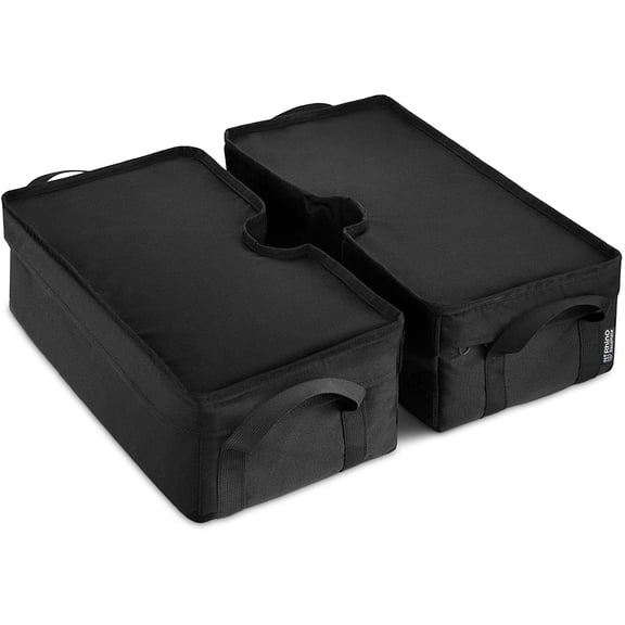 Rhino Parasol Base Weight, 45.7cm ~ Umbrella Base Weight Fits Any Offset, Cantilever & Any Outdoor Patio Umbrella Stand ~ Easy Set up (Detachable - Black)