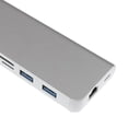 thumbnail image 4 of Hub De Tipo C Con Puerto Ethernet, 4K USB C A , 2 Puertos USB 3.0, 1 Puerto USB 2.0, Lector De Tarjetas / TF, Portátil Para Laptops Macarena Cable divisor de enchufe RJ45, 4 of 8