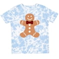 thumbnail image 3 of Inktastic Cute Gingerbread Man with Red Plaid Bowtie Boys or Girls Toddler T-Shirt, 3 of 5