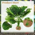 thumbnail image 2 of Accesorios de plantas de acuario de plástico Unique Bargains para decoraciones de acuarios en verde y marrón, 2 of 6