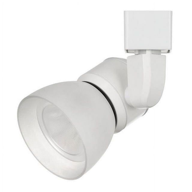 Benjara BM220640 10W Integrated LED Track Fixture with Polycarbonate Head, White