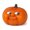 C, variant on C Smiling Pumpkin Whimsical Figurine For Halloween, Funny Plastic Ornament For Tabletop Display C