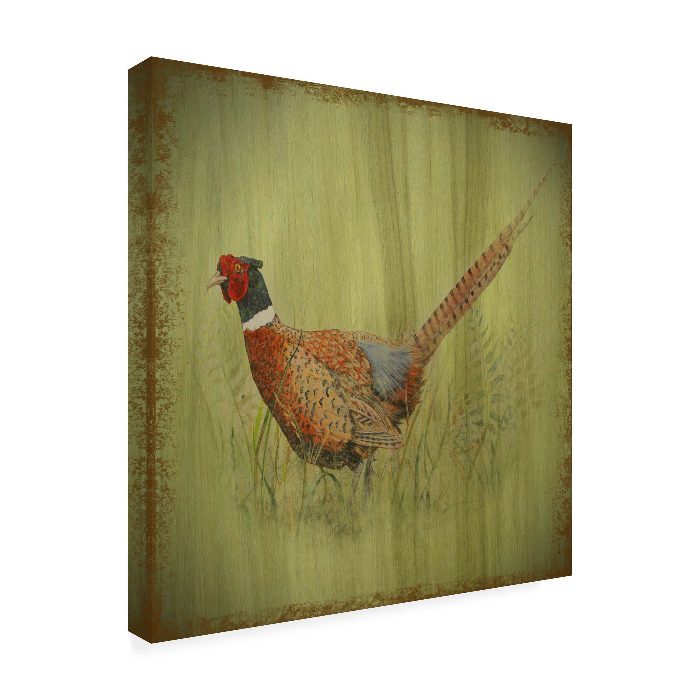 Wilderness Lodge 7' Canvas Art by Jean Plout