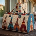thumbnail image 3 of Dwellin Large Quilted Duffle Bag for Women Floral Print Barrel Overnight Weekender Handbag Travel Holiday Top Handle Satchel K-B 18*9*9", 3 of 7