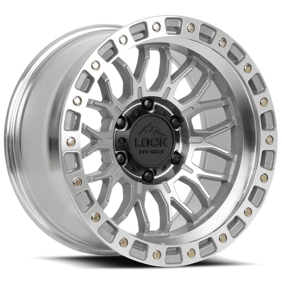 17x9 Lock Off-Road Combat Machine With Clear Coat Wheel 6x135 (-12mm)