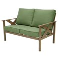 thumbnail image 4 of Natural Expressions Loveseat and Table Set, Green, Dyed Polyester, 4 of 9
