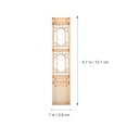 thumbnail image 2 of Shisuyan Diy Miniature Doors Windows Unfinished Wood Craft Pieces For Fairy Craft, 2 of 9