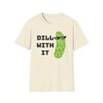 thumbnail image 2 of Dill With It, Gildan Unisex Softstyle T-Shirt, Pickle Graphic Tee, S-3XL, 2 of 5