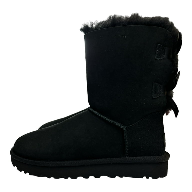 Black ugg boots bows hotsell