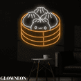 thumbnail image 3 of Glownneon Chinese Dim Sum Neon Sign, Dumpling Dim Sum Store Wall Art, 3 of 5