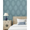 thumbnail image 5 of Seabrook Designs Off-White Palm Leaf Paintable Unpasted Wallpaper, 5 of 8