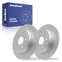 AutoShack 12.99" (330 mm) Rear Solid Brake Rotors Coated | Replacement for 2011-2020 Jeep Grand Cherokee 2011-2020 Dodge Durango | 2-PC Set | ArmorStop