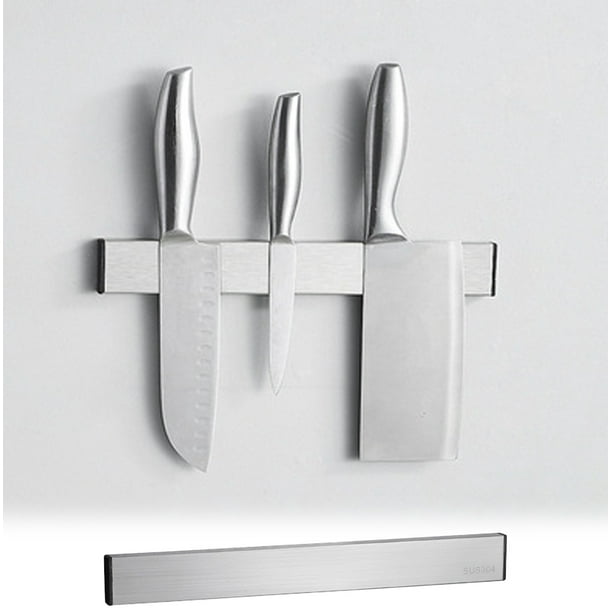 Utensilios de cocina, herramienta magnética de acero inoxidable 304, estante de cocina sin perforaciones, cuchillo de cocina, almacenamiento de herramientas magnéticas de pared, utensilio magnético de