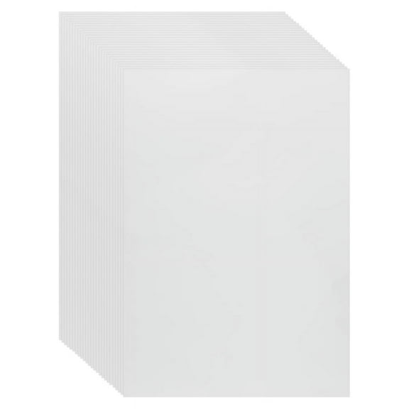 25 Sheets Printable Vinyl Sticker Paper Self-Adhesive Waterproof Matte White Printing Paper Sheet, for Inkjet Printer