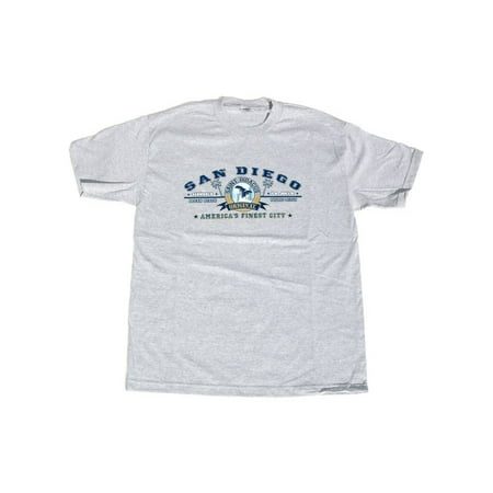 - San Diego City Cotton T-Shirt - Grey