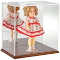 thumbnail image 2 of Plymor Clear Acrylic Display Case with Hardwood Base (Mirror Back), 12" W x 8" D x 12" H, 2 of 2