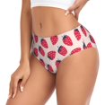 thumbnail image 2 of Balery Strawberry Ropa Interior de Algodón para Mujer con Dibujo – Braguitas Cómodas y Elásticas, Estilo Clásico-XX-Large, 2 of 6