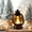 Gold-GD-clearacne, variant on OEFNTAC Decorations Lantern Decor Table Centerpiece Mini Vintage Camping Hanging LED Candle Lamp Holiday Party Christmas Home Entryway 4.3x2.7in