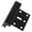 Black, variant on TIERPOP Home Security Door Lock Door Reinforcement Lock Aluminum Alloy Hinge Bolts Night Lock Universals Security Device