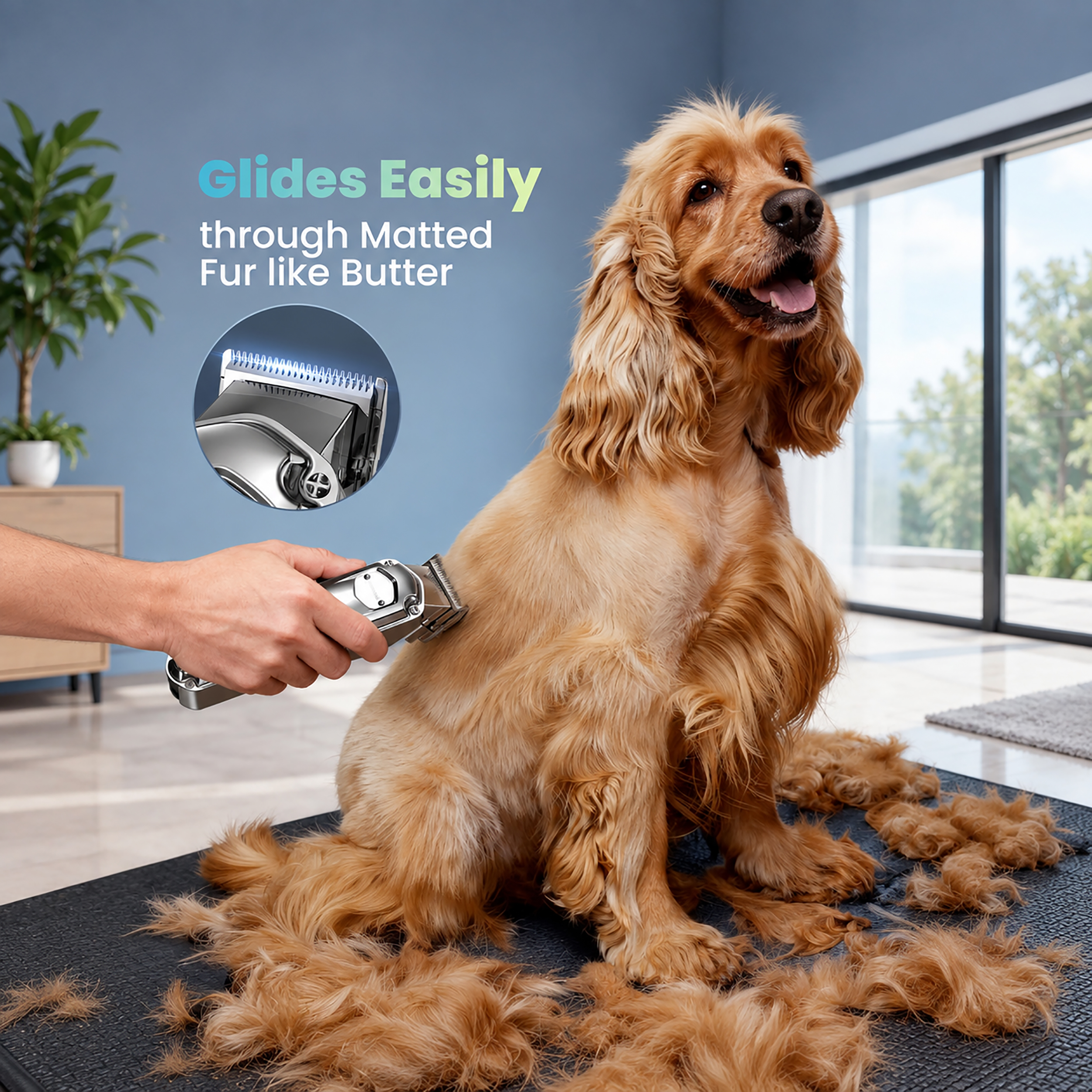 Oneisall Dog Clippers with Guide Combs photo 2
