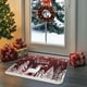 thumbnail image 4 of Adornos navideños, alfombras navideñas, tapete navideño, tapete navideño, tapete navideño, tapete navideño decorativo para sala de estar, dormitorio, cocina, baño, tapetes de poliéster, 4 of 6