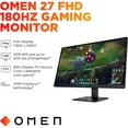 thumbnail image 6 of Hewlett Packard OMEN 27 inch FHD 180Hz Gaming Monitor, 6 of 10