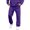20#Purple, variant on Athletic Trousers for Men Solid Sweatpants Jogger Elastic Waist Side Pockets Soft Breathable Material Fall Fahion Outfits