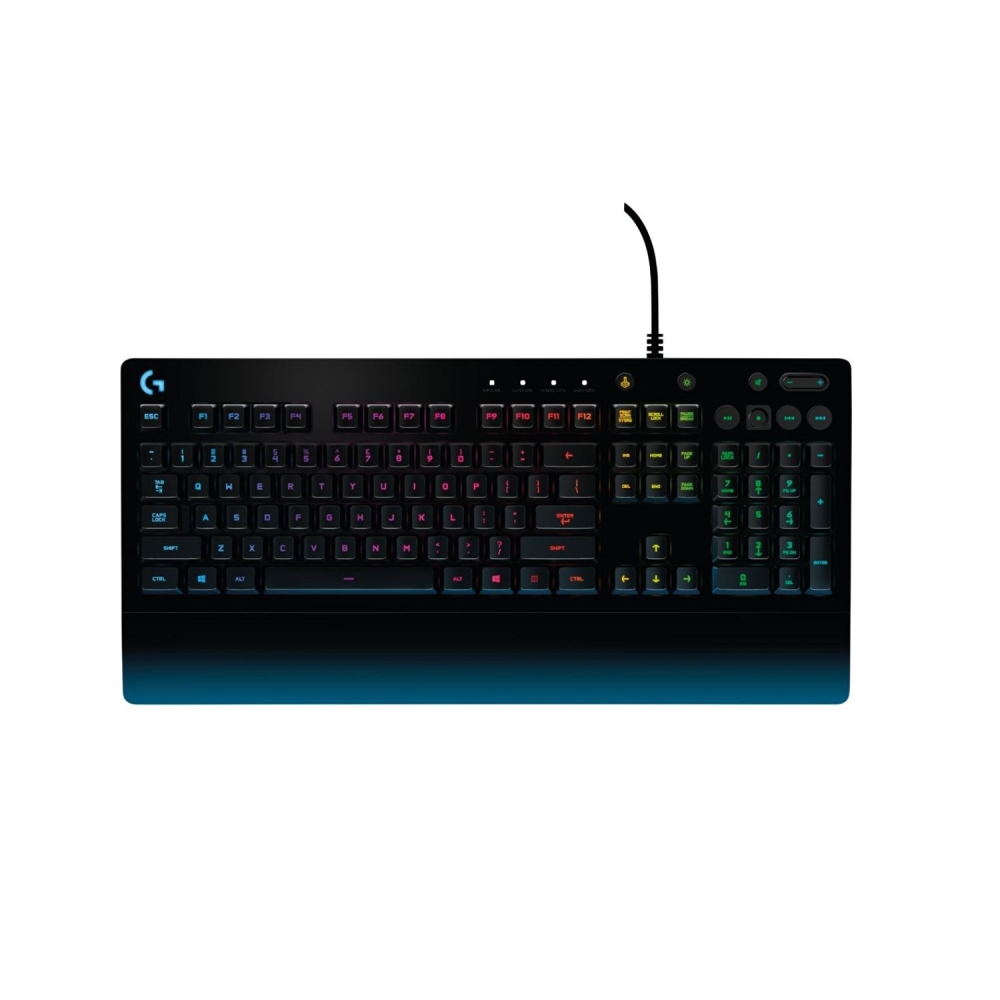 Logitech G213 Gaming Keyboard with Dedicated Media Controls, 16.8 Million Lighting Colors Backlit Keys, Spill-Resistant and Durable Design(Non-Retail Packaging) - image 1 of 5