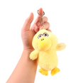 thumbnail image 2 of Lindo llavero de peluche de pato que pone huevos, juguete para bolsos, recuerdos de fiesta Amarillo, 2 of 9