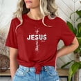 thumbnail image 2 of VBTAPA Happy Easter Shirts for Women Funny Cute Bunny Shirt 2025 Easter Tshirt Rabbit Graphic T Shirts Trendy Casual Short Sleeve Tops Prime Sales of The Day Red XL, 2 of 6