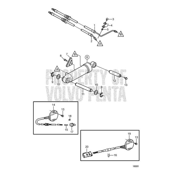 Schematic Power Steering Cylinder for