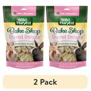 (2 pack) Wild Harvest Glazed Donut Treats for Small Animals, 2.2 oz
