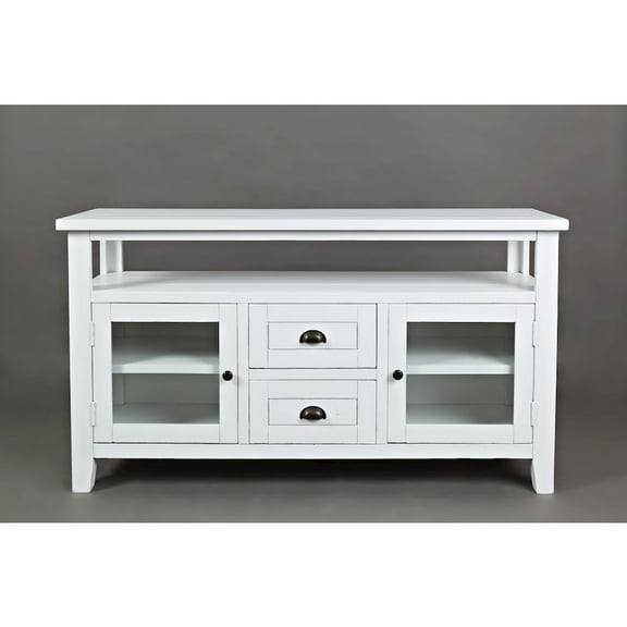 Jofran Artisan's Craft Rustic Farmhouse Distressed Acacia Storage Console